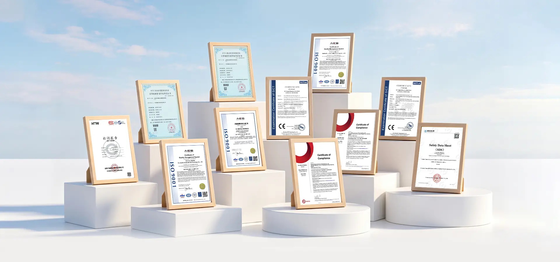ISO 9001 & CE certificeret producent i Kina